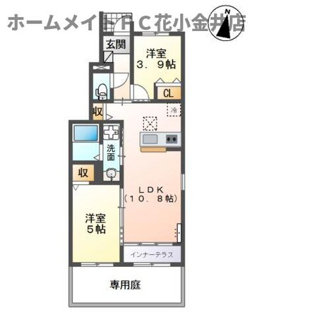 グレイスワン南沢の物件間取画像